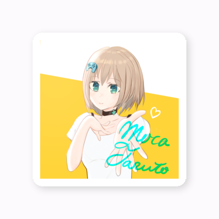 【MOCA-TARUTO】ステッカー(イラスト)